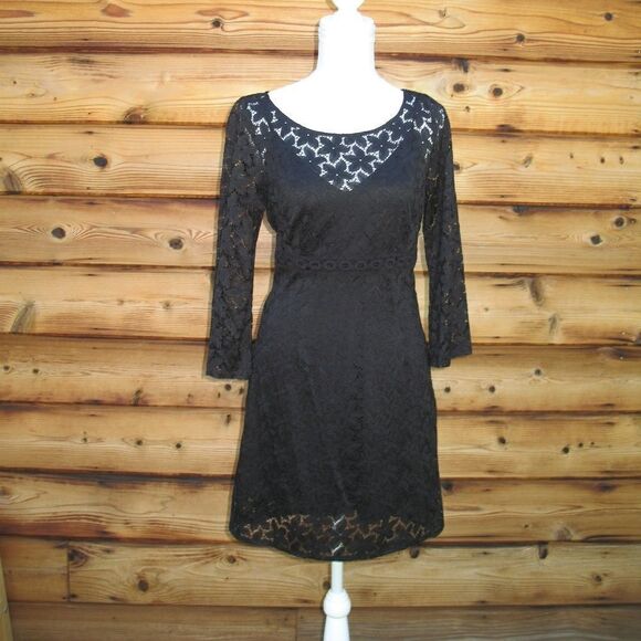 Black Lace Dress  - Picture 1 of 7
